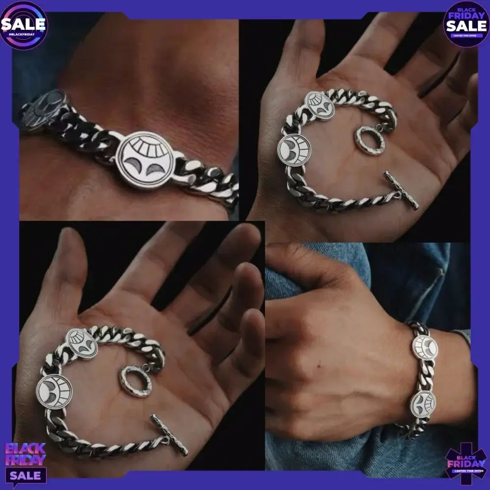 R&Z - One Piece Ace Bracelet - WHITE