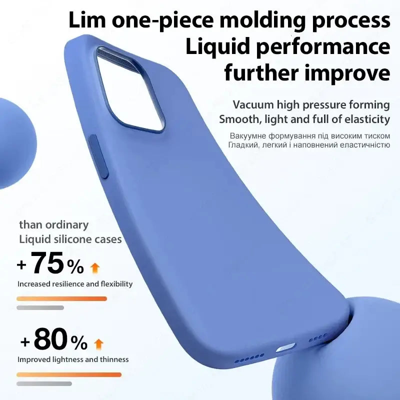 R&z - Original Liquid Silicone Case For iPhone 13 12 11 14 15 16 Pro Max Plus Official Case Bumper Protective Cover