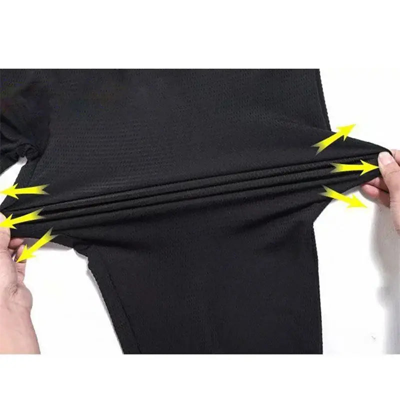 Black ribbed stretchy fabric outdoor wolf pants designed for comfort and durability in outdoor activities