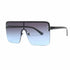 R&Z - Oversized Sunglasses with One-Piece Lenses - C4