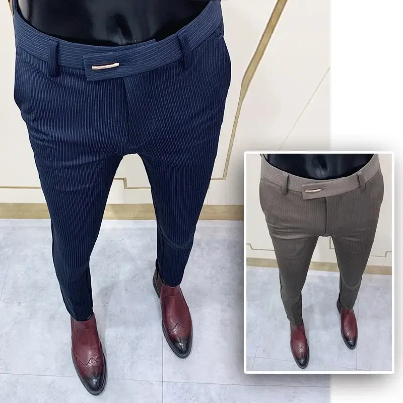 R&z - Pant For Man Business Slim Fit Dress Ankle Trousers - Men’s Pants