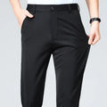 R&z - Pants Business Solid Casual Straight Leg Trouser Men Dress - Black / 35 - Men’s Pants