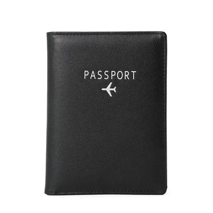 R&amp;z - Passport Wallet and Document Bag - Black