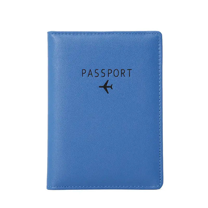R&z - Passport Wallet and Document Bag - Blue