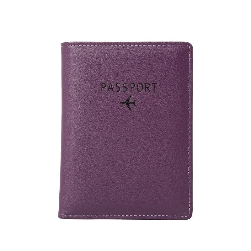 R&z - Passport Wallet and Document Bag - Purple