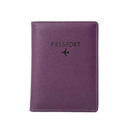 R&amp;z - Passport Wallet and Document Bag - Purple