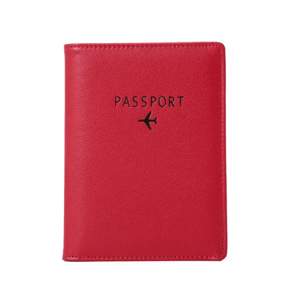 R&amp;z - Passport Wallet and Document Bag - Red