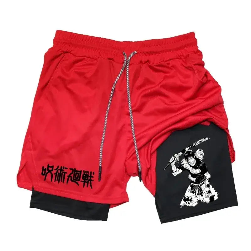R&z - Performance Shorts T Printed Men GYM Casual Sports Shorts - MULTI / M