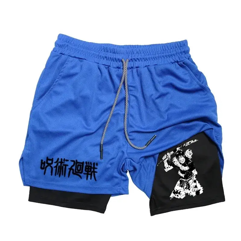 R&z - Performance Shorts T Printed Men GYM Casual Sports Shorts - WHITE / XXXL