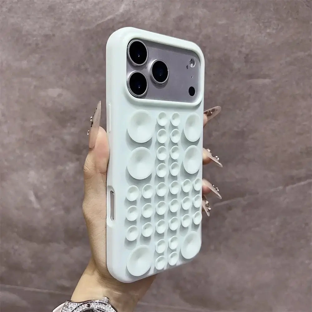 R&z - Phone Case for iPhone 17 16 Pro 15 14 13 Max Adsorption Strong Multi Function Shockproof Cover - Cyan / iPhone17