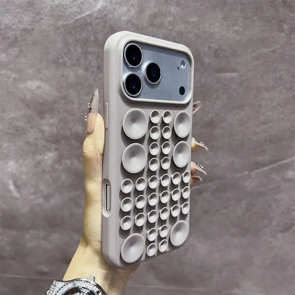 R&z - Phone Case for iPhone 17 16 Pro 15 14 13 Max Adsorption Strong Multi Function Shockproof Cover - Grey / iPhone 16