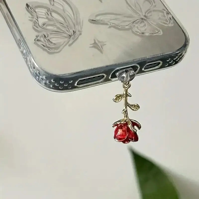 R&z - plug Accessories Decoration Hanging Pendant for iPhone for Samsung Type-C Charging Port