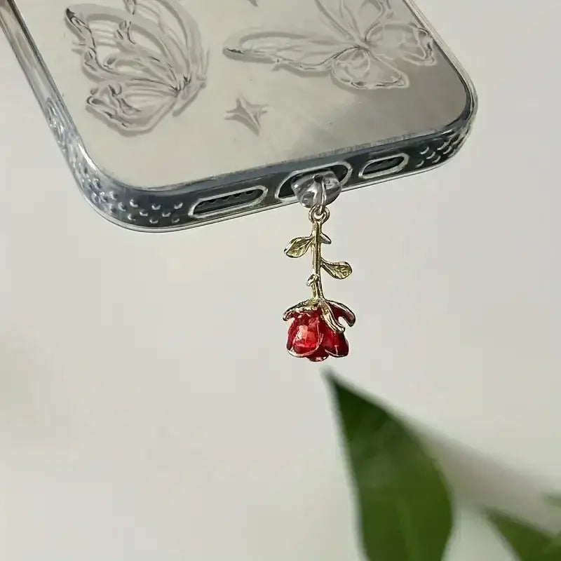 R&z - plug Accessories Decoration Hanging Pendant for iPhone for Samsung Type-C Charging Port