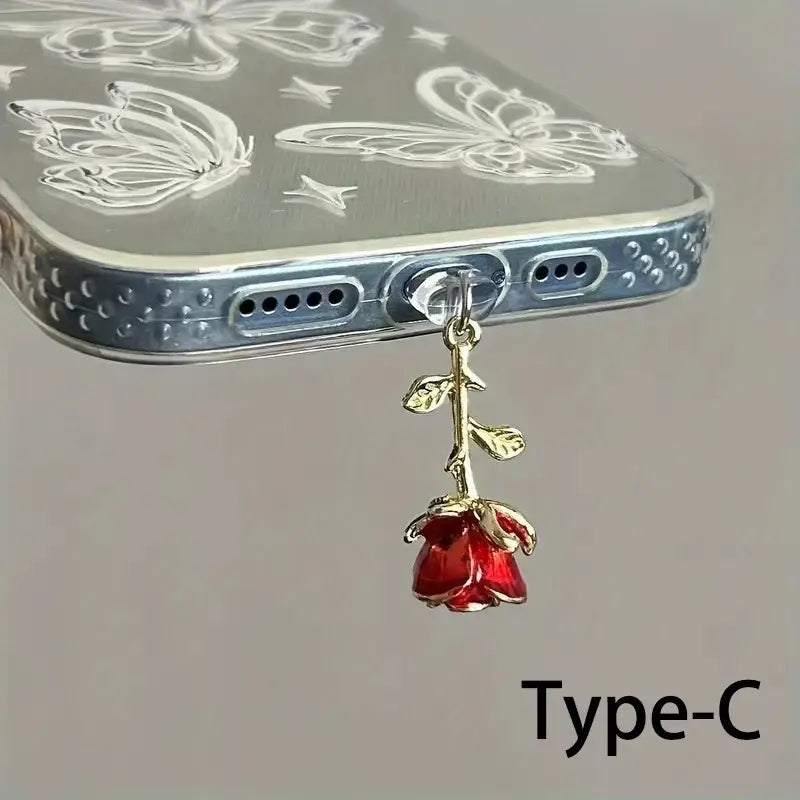 R&z - plug Accessories Decoration Hanging Pendant for iPhone for Samsung Type-C Charging Port - For Type-C
