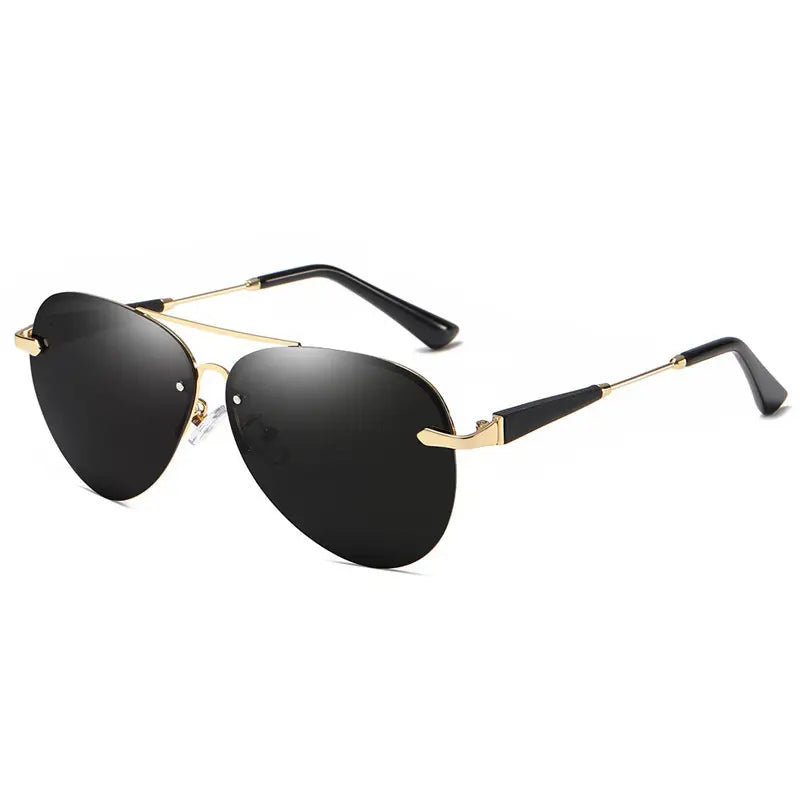 R&z - Polarized Classic Rimless Sunglasses