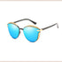 R&z - Polarized Round Retro Sunglasses for Women - Blue