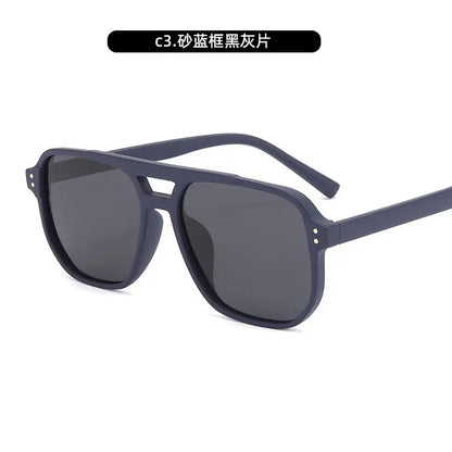 R&amp;z - Polarized Sunglasses for Outdoor Driving - C3. Sand blue frame tea slices / A + HD lens