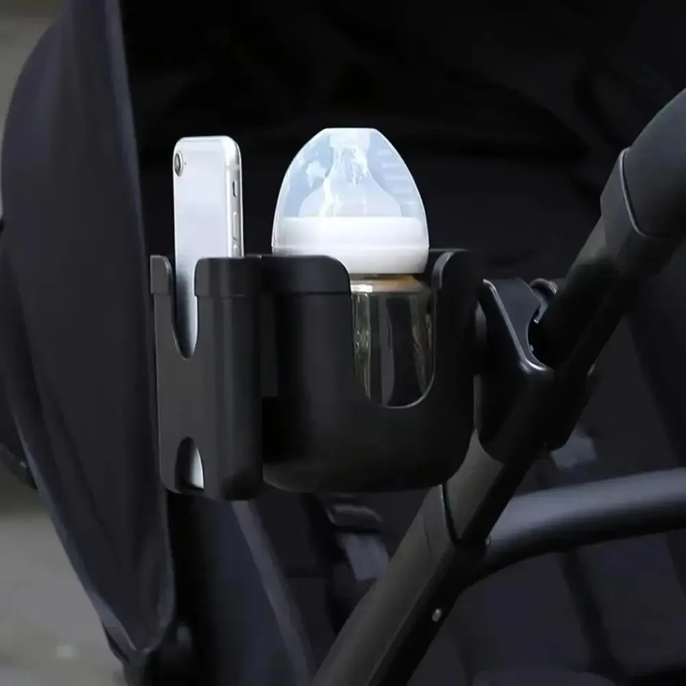 R&z - Pram Cup Holders Children’s Stroller Bottle Holders Pram Bottle Holders Anti-Slip Design Pram - Black
