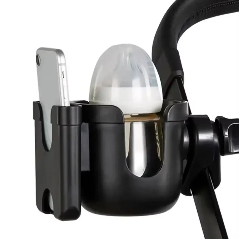 R&z - Pram Cup Holders Children’s Stroller Bottle Holders Pram Bottle Holders Anti-Slip Design Pram - Black