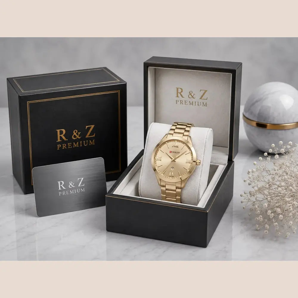 R&Z - Premium Gold Watch The Best - Executive Watches