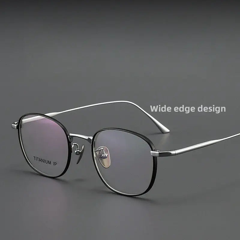 R&z - Round Pure Titanium Mens Glasses Frame