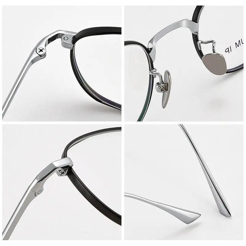 R&z - Round Pure Titanium Mens Glasses Frame