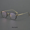 R&z - Round Pure Titanium Mens Glasses Frame - WHITE