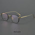 R&z - Round Pure Titanium Mens Glasses Frame - WHITE