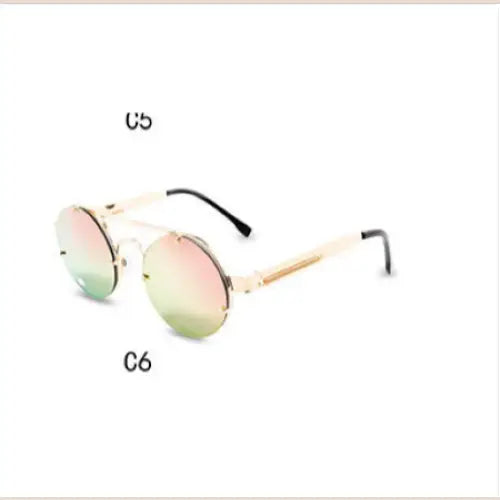 R&z - Round Steampunk Sunglasses