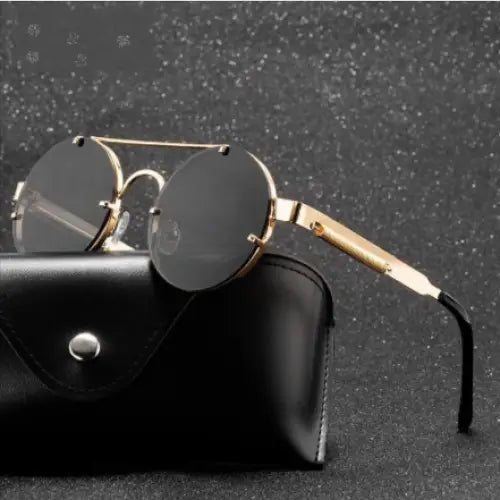 R&z - Round Steampunk Sunglasses