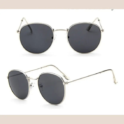 R&amp;z - Round Sunglasses for All Occasions - Silver + Grey