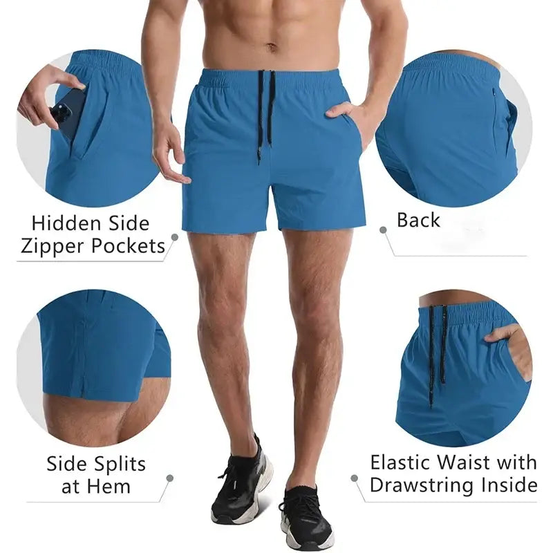 R&z - Running Shorts Men Gym Fitness Sport Shorts