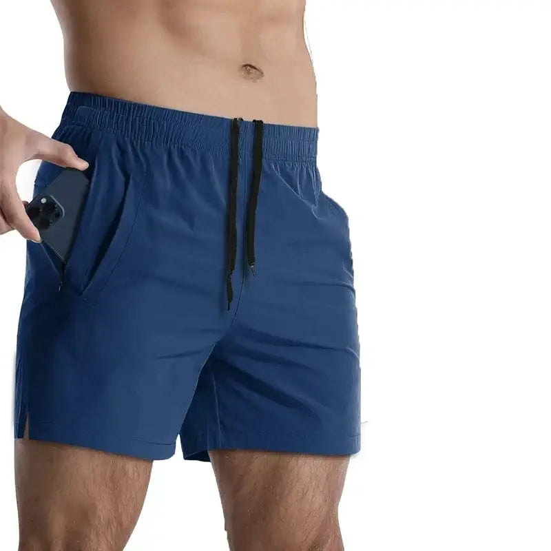 R&z - Running Shorts Men Gym Fitness Sport Shorts - Navy / EurUs L