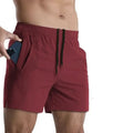 R&z - Running Shorts Men Gym Fitness Sport Shorts - Red / EurUs M