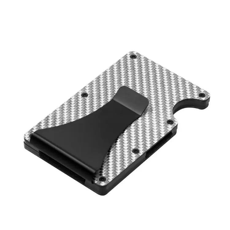 R&z - SecureCarbon RFID Wallet - Silver