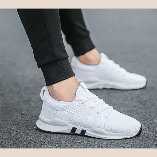 R&z - Shoes Knitted Sneakers Sports Footwear - white / 44