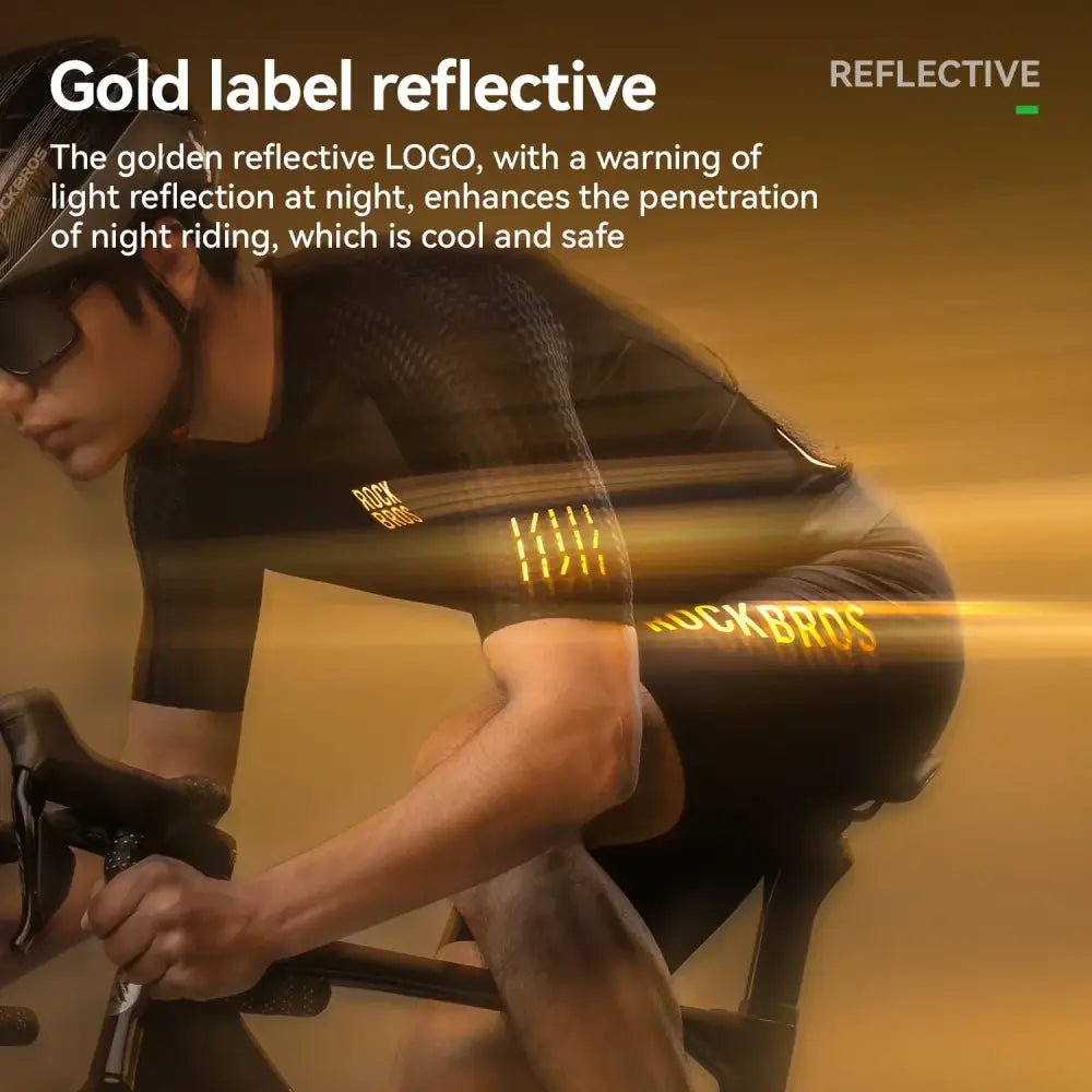 R&z - Short Sleeve Breathable Bike Clothing Road Bike T-shirt Sport Shorts Sleeve Bicycle Short Sleeve