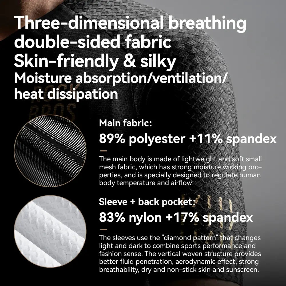 R&z - Short Sleeve Breathable Bike Clothing Road Bike T-shirt Sport Shorts Sleeve Bicycle Short Sleeve