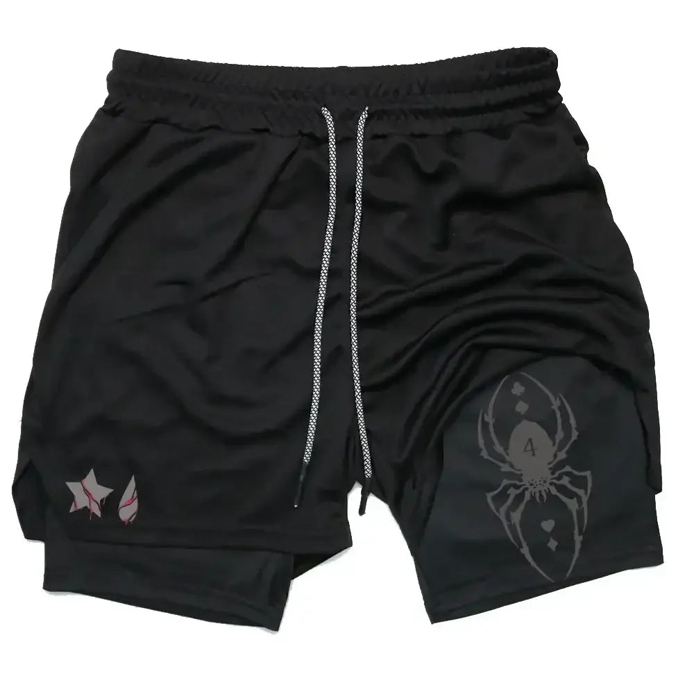 R&z - Shorts Training Sport Gym Quick Dry Shorts with Pockets - 1 / XXXL