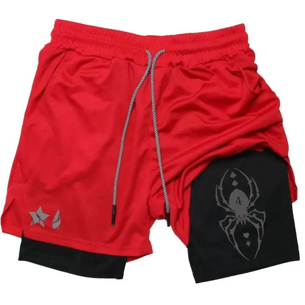R&z - Shorts Training Sport Gym Quick Dry Shorts with Pockets - 13 / M