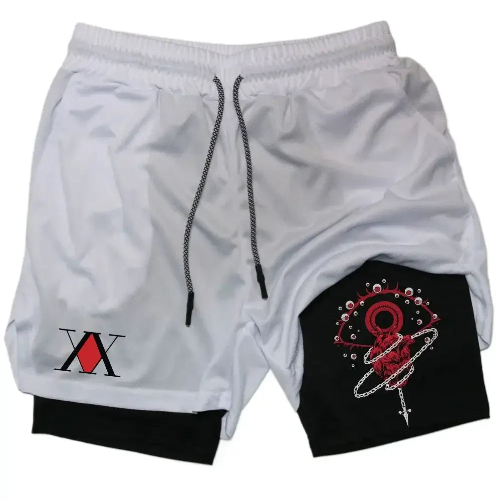 R&z - Shorts Training Sport Gym Quick Dry Shorts with Pockets - 15 / M