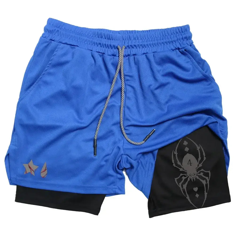 R&z - Shorts Training Sport Gym Quick Dry Shorts with Pockets - 4 / M