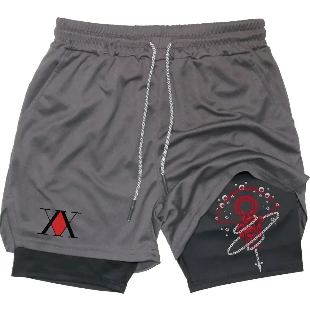 R&z - Shorts Training Sport Gym Quick Dry Shorts with Pockets - 5 / XL