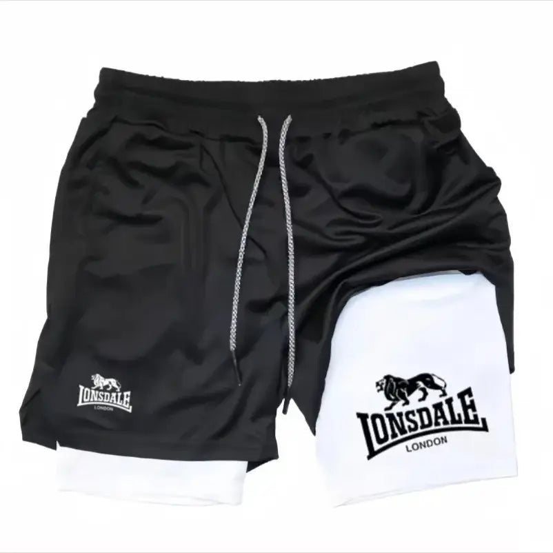 R&z - Shorts with Phone Pocket Towel Loop Summer Sport Athletic Activewear