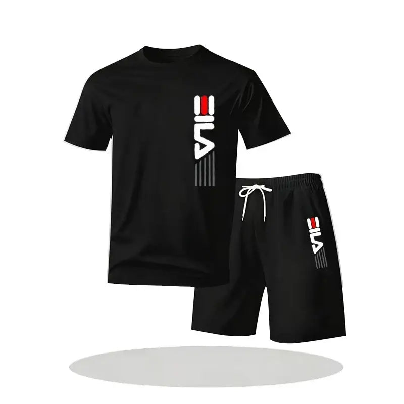 R&z - Signature V-Neck Tee - Photo color / L - Casual Short Sleeve Shirts