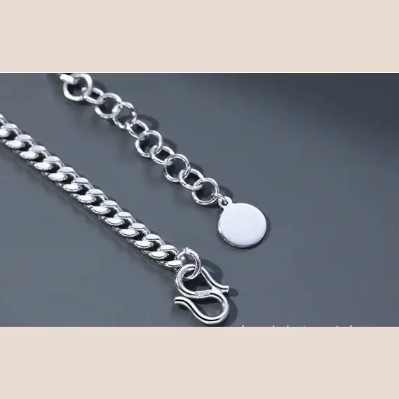 R&Z - Silver Bracelet for Men’s Fashion - New Silver - R&z - Accessories