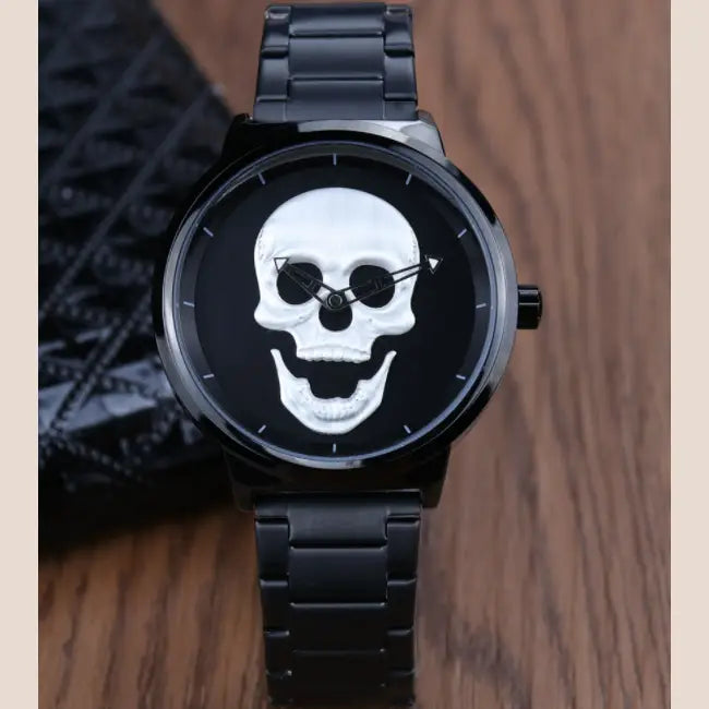 R&z - Skull Watch with Sport Steel Strap