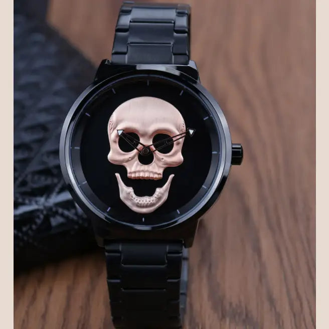 R&z - Skull Watch with Sport Steel Strap