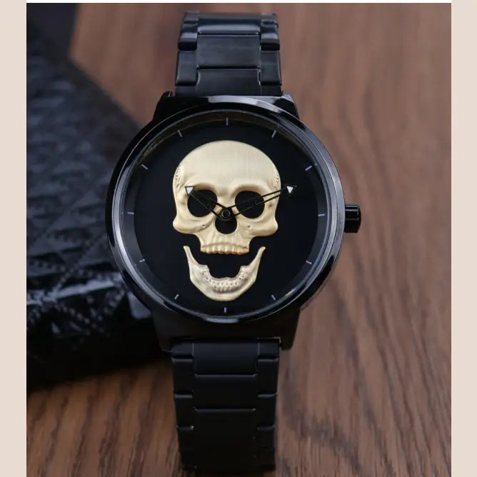 R&z - Skull Watch with Sport Steel Strap