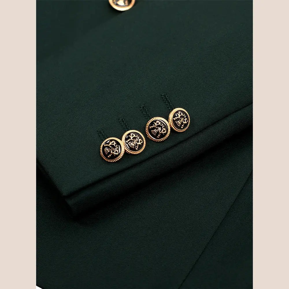 R&z - Slim Fit Formal Business Work Wear Suits 2Pcs Set (Jacket + Pants) - Executive Business Wear
